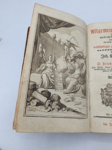 Boysen, D. Friedrich Eberhard: Die Allgemeine Welthistorie. Alte Historie I. (1.) Band die in England durch eine Gesellschaft von Gelehrten ausgefertigt wurde. In einem vollstaendigen und pragmatischen Auszuge. Mit einer Vorrede Joh. Christoph Gatterers