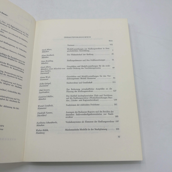 Akademie für Raumforschung (Hrsg.), : Zur Ordnung der Siedlungsstruktur. Veröffentlichungen der Akademie für Raumforschung und Landesplanung, Band 85. Stadtplanung 1.