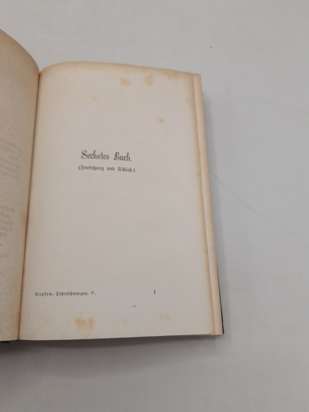 Gutzkow, Karl: Hohenschwangau. Roman und Geschichte. 1536-1567. Fünfter [5.] Band 