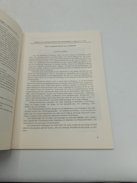 Österreichischer Entomologen (Hrsg.): 17 Jahrgang. Nr. 1-2 1965 Zeitschrift d. Arbeitsgemeinschaft Österreichischer Entomologen