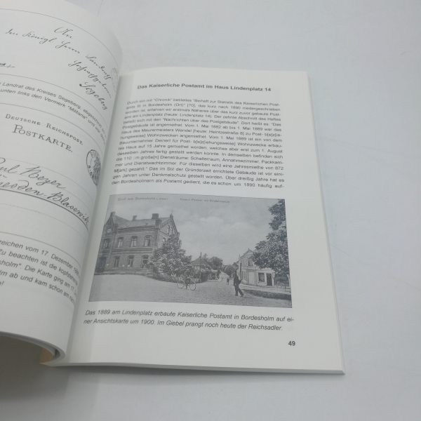 Briefmarkenfreunde Bordesholm v. 1967 e.V. (Hrsg.), : Bordesholmer Postgeschichte. Ein Beitrag mit Belegen aus der Sammlung der Briefmarkenfreunde Bordesholm.