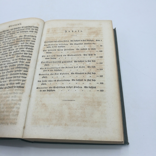 Schröder, Friedrich Ludwig: Friedrich Ludwig Schroders dramatische Werke. Band 1-3 (=3 Bände) Herausgegeben von Eduard von Bülow. Mit einer Einleitung von Ludwig Tieck. Erste vollständige Ausgabe.