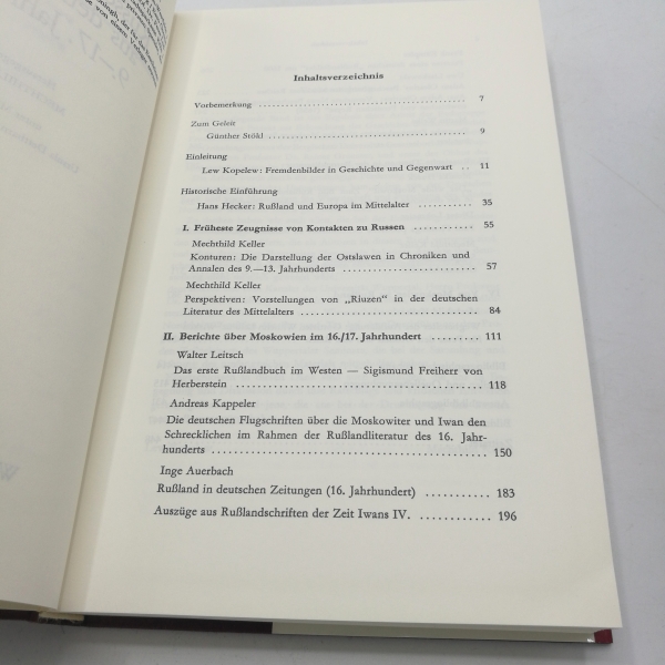 Kopelew, Lew (Hrsg.): Russen und Rußland aus deutscher Sicht. Reihe A. 4 Bände (=vollst.)