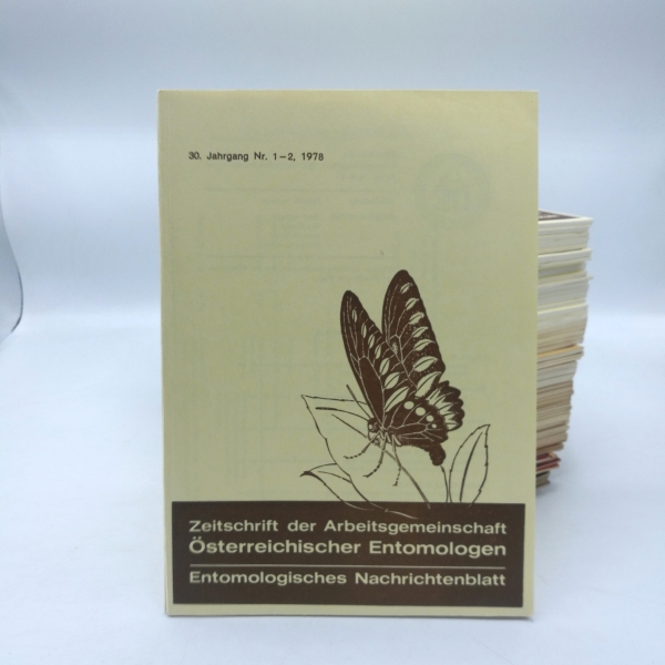 Arbeitsgemeinschaft Österreichischer Entomologen (Hrsg.): Entomologisches Nachrichtenblatt. Konvolut 77 Hefte 1950-19 Österreichischer und Schweitzer Entomologen Späterer Titel: Zeitschrift der Arbeitsgemeinschaft Österreichischer Entomologen