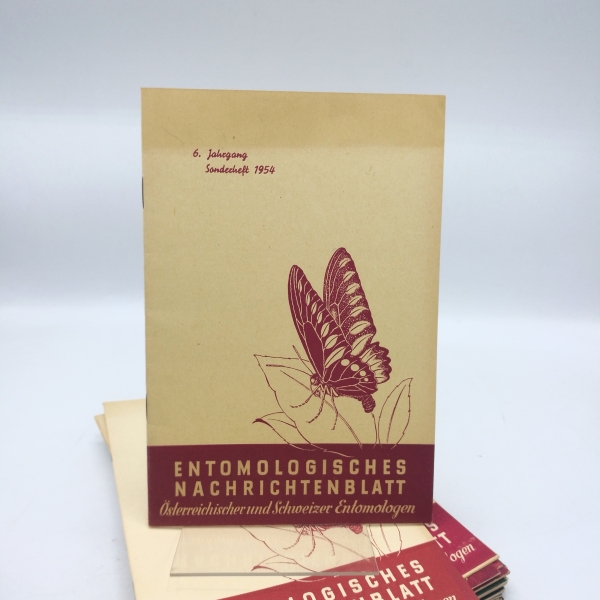 Arbeitsgemeinschaft Österreichischer Entomologen (Hrsg.): Entomologisches Nachrichtenblatt. Konvolut 77 Hefte 1950-19 Österreichischer und Schweitzer Entomologen Späterer Titel: Zeitschrift der Arbeitsgemeinschaft Österreichischer Entomologen