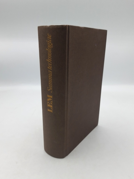 Lem, Stanislaw: Summa technologiae. SIGNIERTES WIDMUNGSEXEMPLAR. Mit einem Vorwort des Autors zur deutschen Ausgabe. Aus dem Polnischen übersetzt von Friedrich Griese.