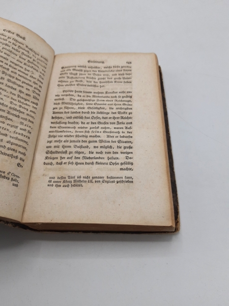 Schiller, Friedrich: [Abfall der Niederlande]. Geschichte der Niederländischen Rebellion bis zu Utrechtische Verbindung. Erster [1.] Band 