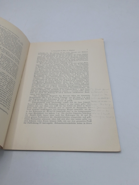 Grupe, O.: Muschelkalk und Kreide und ihre Lagerungsverhältnisse im Untergrunde der Düne von Helgoland. Sonderabdruck aus Jahrbuch der Preußischen Geologischen Landesanstalt für 1929,Band L