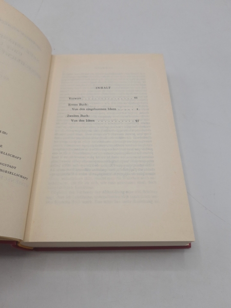 Leibniz, Gottfried Wilhelm: Neue Abhandlungen über den Menschlichen Verstand: Buch I-II. Nouveaux Essais sur l'entendement Humain. Livre I-II. Gottfried Wilhelm Leibniz. Philosophische Schriften. Band III [3]. Erste Hälfte