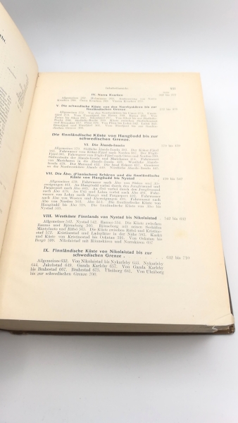 Reichs-Marine-Amt: Ostsee-Hanbuch Nördlicher Teil 1916 INLUSIVE: Erste [1.] Kriegsergänzung Abgeschlossen mit "Nachrichten für Seefahrer" Ausgabe 52 vom 25. November 1916