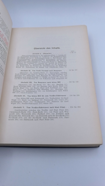 Reichs-Marine-Amt: Segelhandbuch für den Englischen Kanal. I. [1.] Teil: Die Südküste Englands.