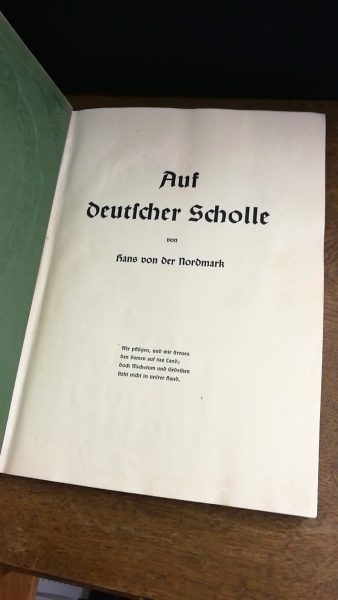 Nordmark, Hans von der: Auf Deutscher Scholle. (=vollst.) 