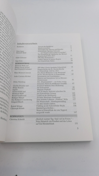 Heimatgemeinschaft Eckernförde e. V (Hrsg.), : Jahrbuch 2017. 75. Jahrgang Heimatgemeinschaft Eckernförde e. V., zugleich Landesgruppe des Schleswig-Holsteinischen Heimatbundes