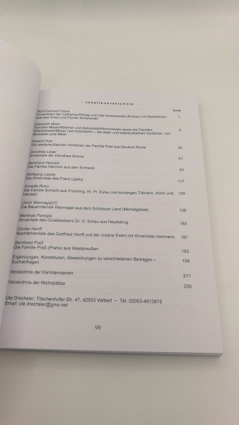 Verein für Familienforschung in Ost- und Westpreußen (Hrsg.): Altpreußische Geschlechterkunde. Familienarchiv. Band 32