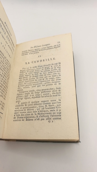 Le Comte de Buffon (Hrsg.): Historie naturelle générale et particuliere. Oiseaux, Tome IX [9]