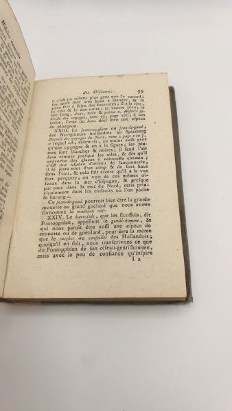 Le Comte de Buffon (Hrsg.): Historie naturelle générale et particuliere. Oiseaux, Tome XVIII [18]