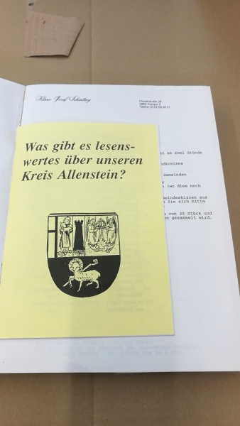 Schwittay, Klaus Josef: Gemeindeatlas des Lankreises Allenstein-Ostpreußen