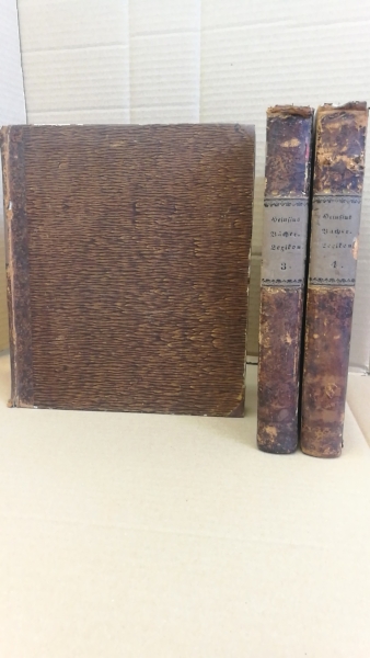 Wilhelm Heinsius: Allgemeines Bücher-Lexikon oder vollständiges Alphabetisches Verzeichniß der von 1700 bis zu Ende 1810 erschienenen Bücher, welche in Deutschland und in den durch Sprache und Literatur damit verwandten Ländern gedruckt worden sind. Band 