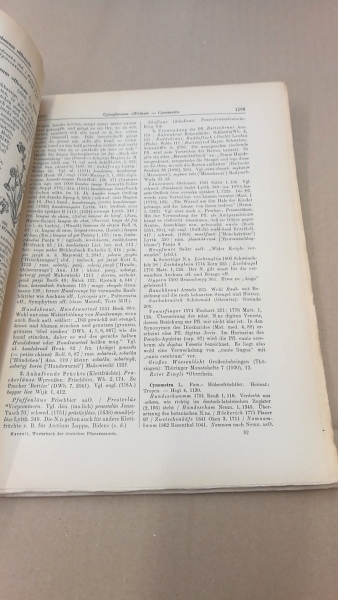 Marzell, Heinrich: Wörterbuch der Deutschen Pflanzennamen. Lieferung 9 Crataegus-Cytisus und Erklärung der botanischen Namen A-C