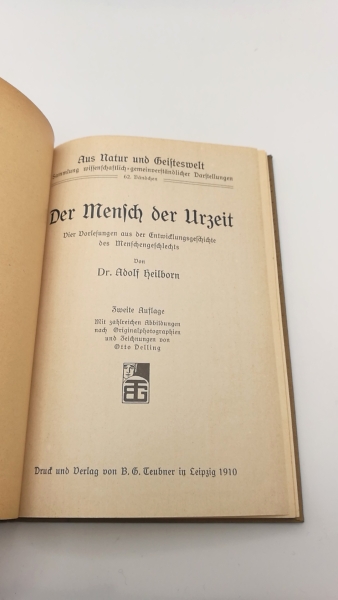 Heilbon, Adolf: Der Mensch in der Urzeit 