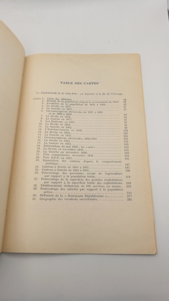 Long, R.: Les elections legislatives en Cote-d Or depuis 1870 Essai d interpretation sociologique