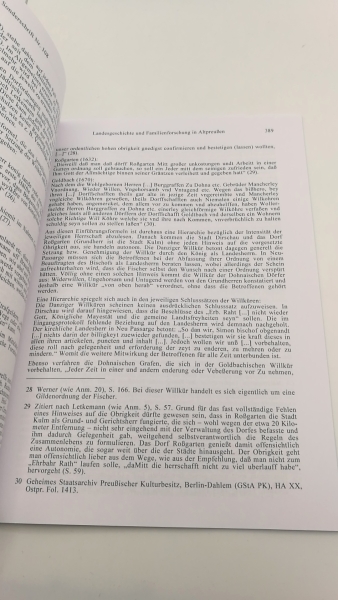 Flade, Dietrich: Selbstverwaltung in Untertänigkeit. Die Dohnaischen Willküren aus dem 17. Jahrhundert