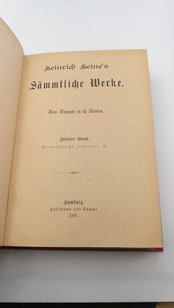 Karpeles, G. ((Hrsg.): Heinrich Heine's Sämmtliche Werke. (=vollst.) Ausgabe in 12 Bänden (in 4 Büchern)