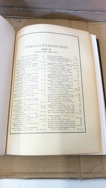 Koch, Alexander (Hrgs.): Deutsche Kunst und Dekoration. Band 67 u. 68 (=2 Bände in 1 Buch) Illustrierter Monatshefte für moderne Malerei, Plastik, Architektur, Wohnungskunst und künstlerische Frauenarbeiten