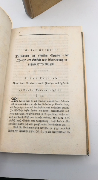 Fries, Jacob Friedrich: Neue Kritik der Vernunft. Band 2 und 3 (=2 v. 3 Bände) 