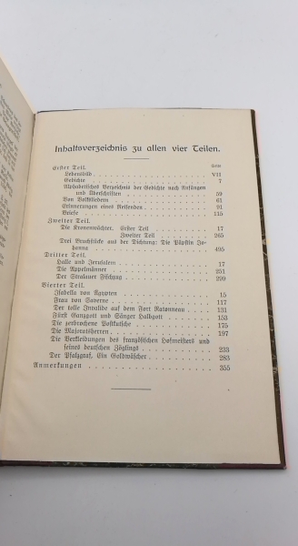 Jacobs, Monty (Hrsg.): Arnims Werke. Auswahl in vier Teilen (in 2 Bänden) Hempels Bibliothek; Klassiker-Ausgaben in neuer Bearbeitung. Goldene Klassiker-Bibliothek