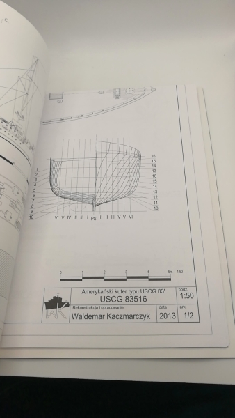 Grabarczyk, Sylwester: Modelarstwo Okretowe. Kuter amerykanskiej strazy przybreznej (typu 83') USCG-20 Magazyn modelarzy okretowych. Nr. 47 (4/2014)