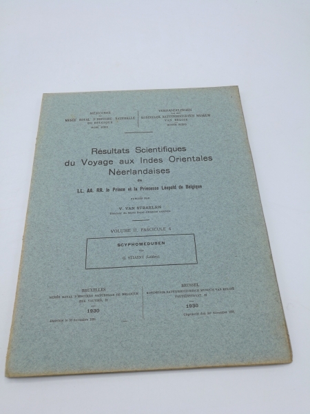 van Straelen (Hrsg.), V.: Résultats Scientifiques du Voyage aux Indes Orientales Néerlandaises. Vol II. Fasc. 1-6