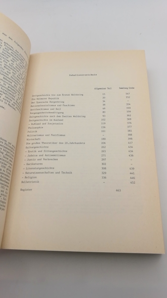 Albrecht, Frank (Hrgs.): Das 20. Jahrhundert III. Von der Revolution zur Anpassung. Politik Zeit- und Kulturgeschichte im 20. Jahrhundert mit Sammlung Heinrich Grabe.