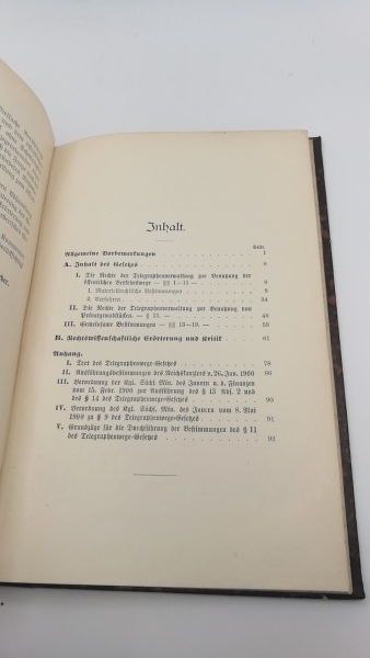 Schelcher, Dr. Walter: Das Telegraphenwege-Gesetz vom 18. Dezember 1899