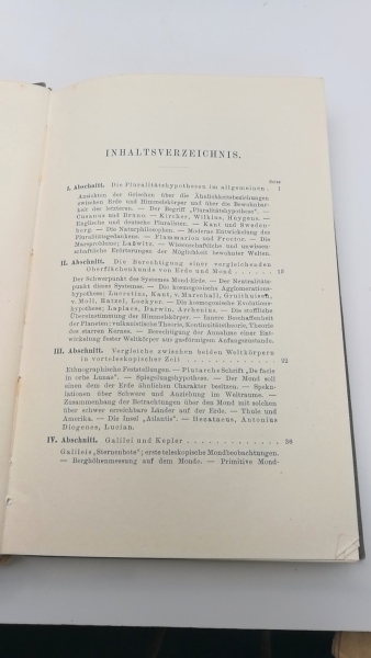 Günther, Dr. Siegmund: Vergleichende Mond- und Erdkunde