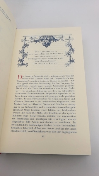 Arnim /  Brentano, Achim von / Clemens: Freundschaftsbriefe 1801 bis 1829. 2 Bände (=vollst)