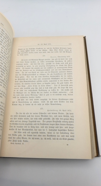 Auerbach, Jakob (Hrgs.): Berthold Auerbach. Briefe an seinen Freund Jakob Auerbach. Ein biographisches Denkmal. 2 Bände (=vollst.) Mit Vorbemerkung von Friedrich Spielhagen und dem Herausgeber.