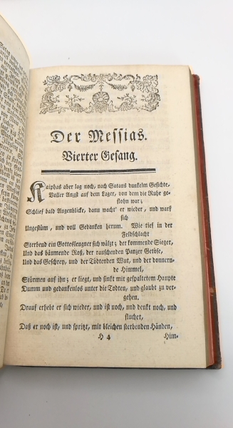 [Klopstock], [Friedrich Gottlieb]: Der Messias. Erster Band