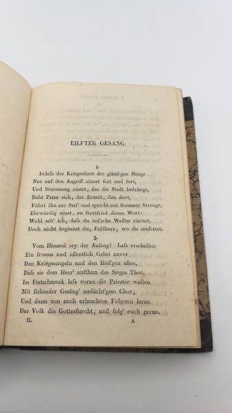 Gries, J. D.: Torquato Tasso's Befreites Jerusalem. Erster und zweiter Theil (=2 Bände)