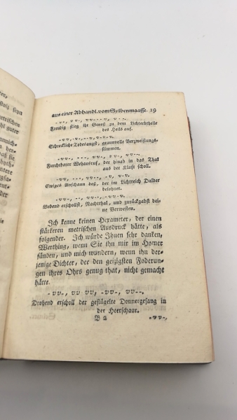 [Klopstock]: Der Messias. Dritter [3.] Band und Vierter [4.] Band (=2 Bände in 1 Buch)