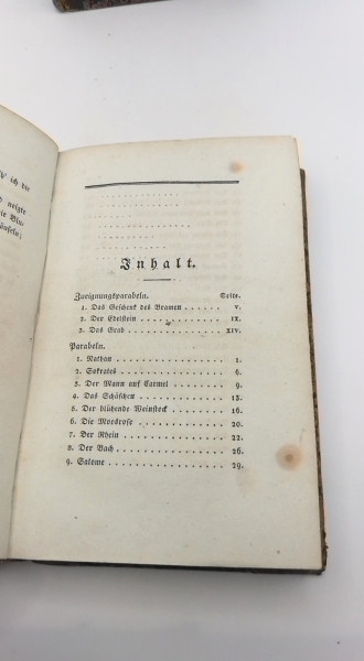 Krummacher, Friedrich Adolph: Parabeln. Erstes und zweites Bänden (=2 von 3 Bde)