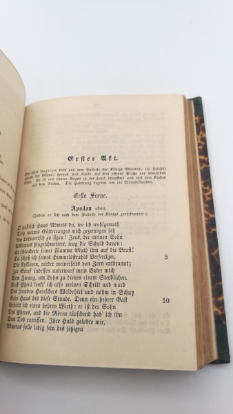 Euripides: Die Dramen des Euripides. Fünftes [5.] bis Siebest [7.] Bändchen (=3 Bände in 1 Buch) Verdeutscht von Johannes Minckwitz