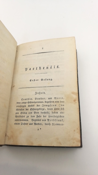 Baggesen, Jens: Parthenaeis oder Die Alpenreise. Ein idyllischer Epos in neun Gesängen