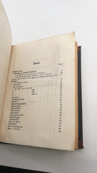 Schwab, Gustav (Hrgs.): Wilhelm Hauff's sämmtliche Werke. Erster [1.] Band mit des Dichters Leben