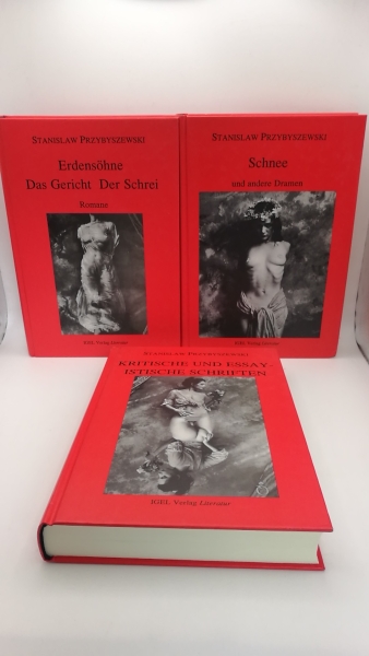 Przybyszewski, Stanislaw: Studienausgabe: Werke, Aufzeichnungen und ausgewählte Briefe. 9 Bände (=vollst.) in acht Bänden und einem Kommentarband.