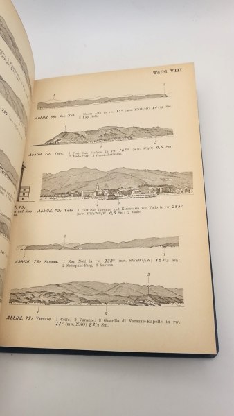 Reichs-Marine-Amt (Hrsg.): Segelhandbuch für das Mittelmeer. II. [2.] Teil: West- und Südküste Italiens, Sardinien und Sizilien. Beiheft / Erste [1.] bis fünfte [5.] Ergänzung / Nachtrag (=vollst.)