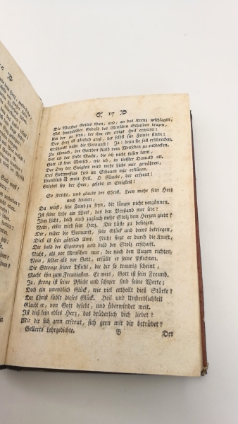 Gellert, Christian Fürchtegott: Lehrgedichte und Erzehlungen von C. F. Gellert,