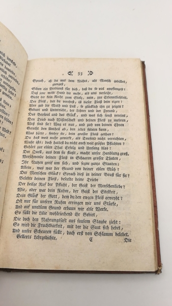 Gellert, Christian Fürchtegott: Lehrgedichte und Erzehlungen von C. F. Gellert,