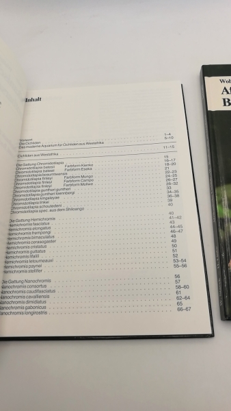 Linke / Staeck, Horst / Wolfgang: Afrikanische Cichliden I [1] und II [2] (=2 Bände)