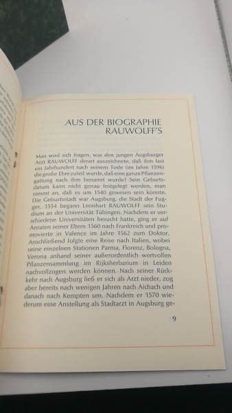 Rauwolf, Leonhard: [Aigentliche Beschreibung der Raiss, (=1 Bd+ 1 Begleitbr.) so er vor diser Zeit gegen Auffgang inn die Morgenländer nicht ohne geringe Mühe und grosse Gefahr selbs volbracht] Leonharti Rauwolfen aigentliche Beschreibung der Raiss, ...